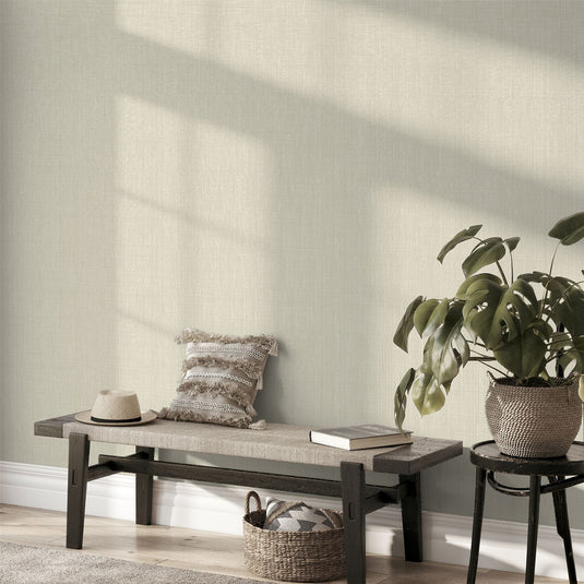 Weave Texture Neutral Wallpaper