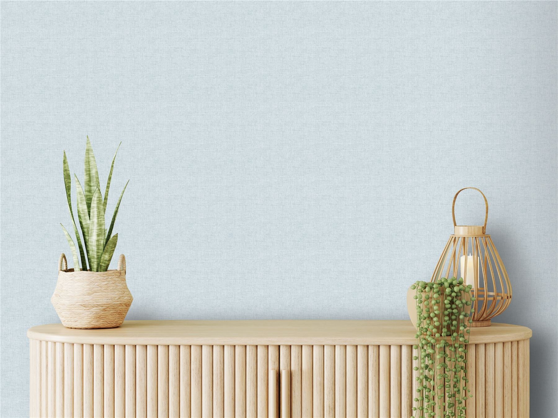 Fabric Texture Mid Grey Wallpaper