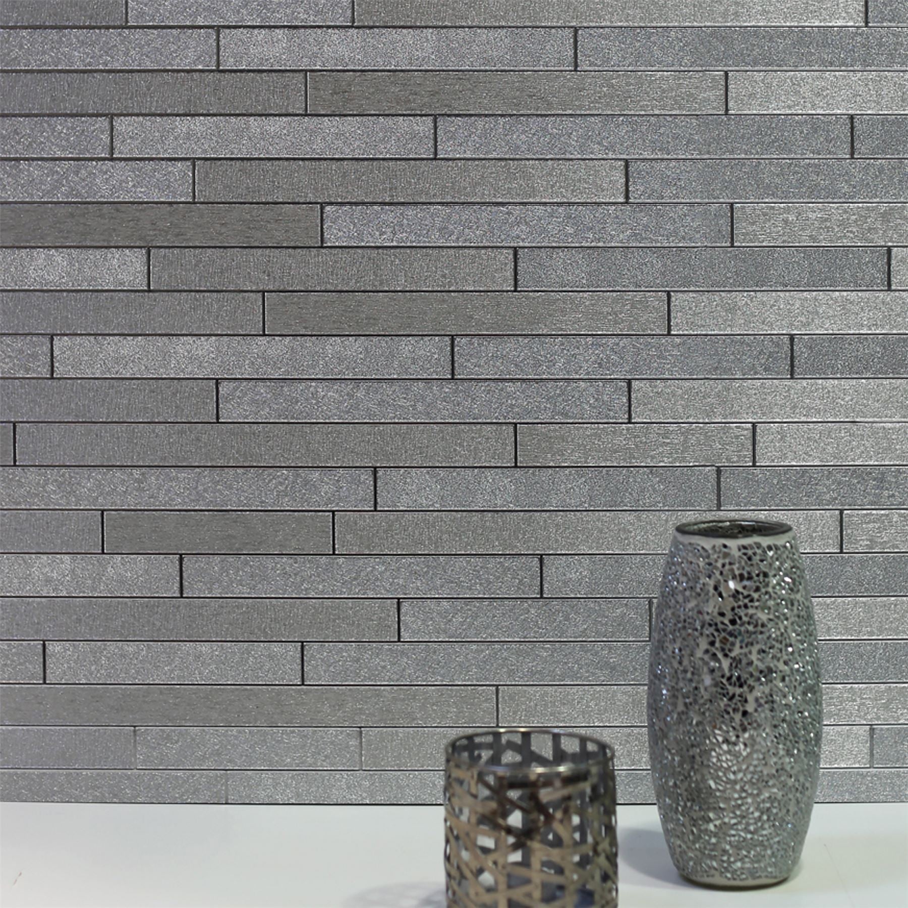 Foil Slate Silver Wallpaper sw9