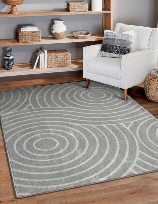 Rhythm Sculpt Grey Rug