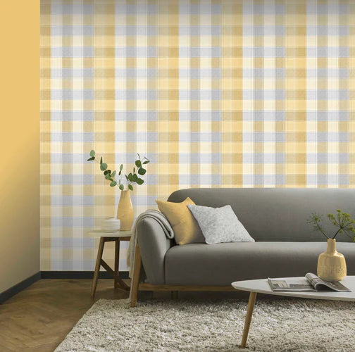 Check & Tartan Wallpaper Ideas for Cosy Interiors