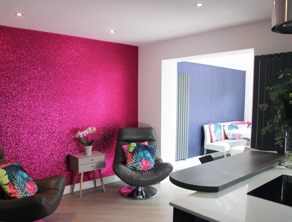 Brighten up your walls with wallpaper!