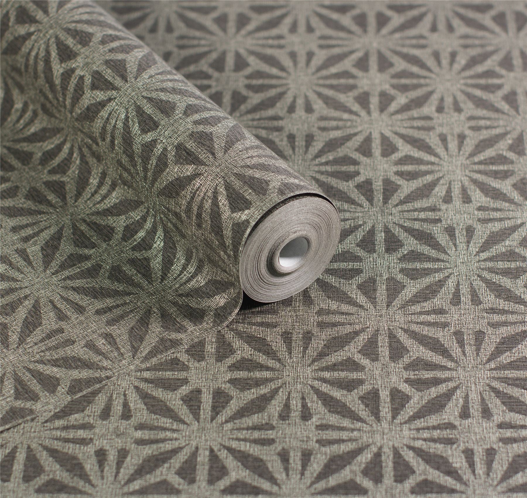 Moorish Mosaic Chocolate Brown Wallpaper