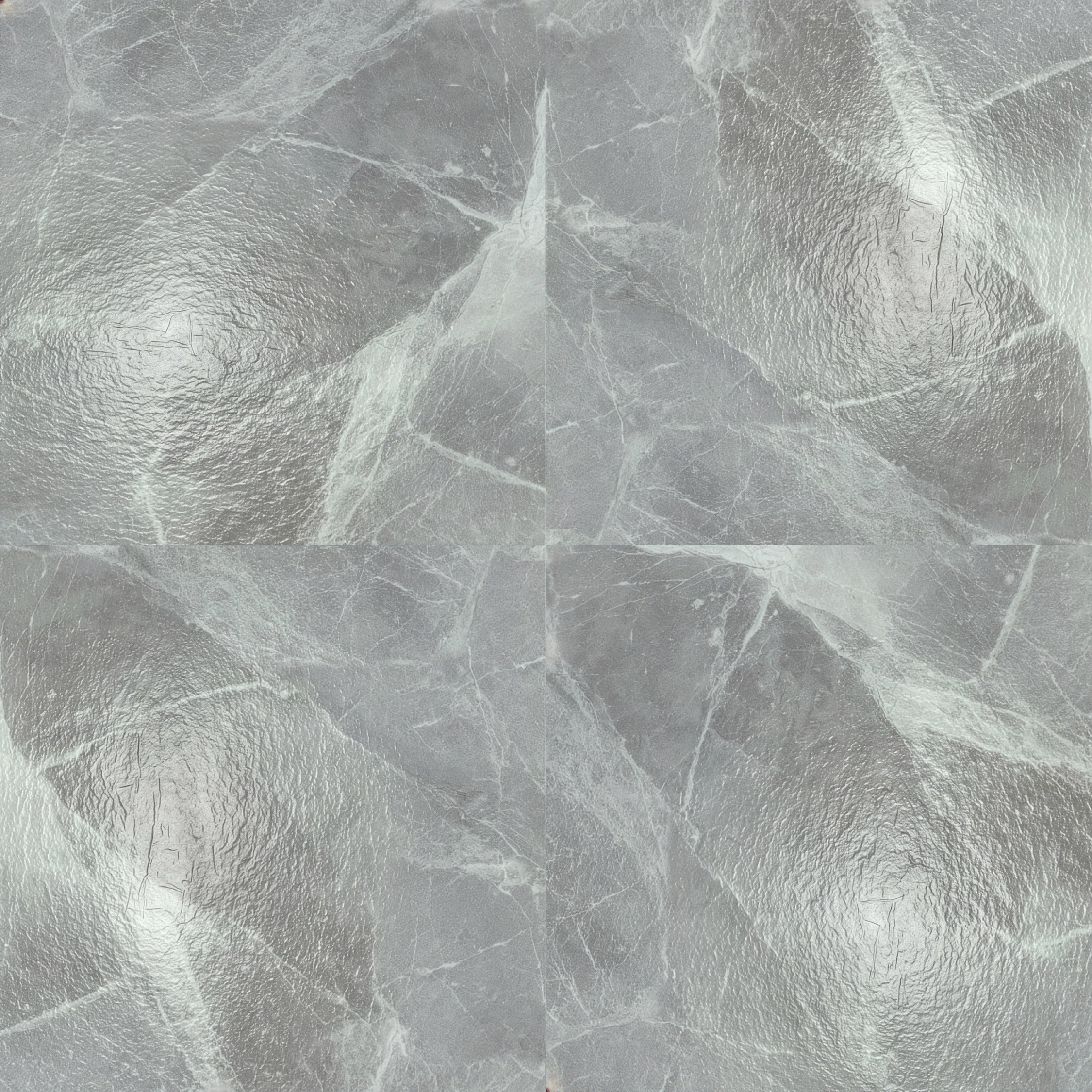 Floor Tile Marble 30.5x30.5cm Grey (10 Tiles Per Pack)
