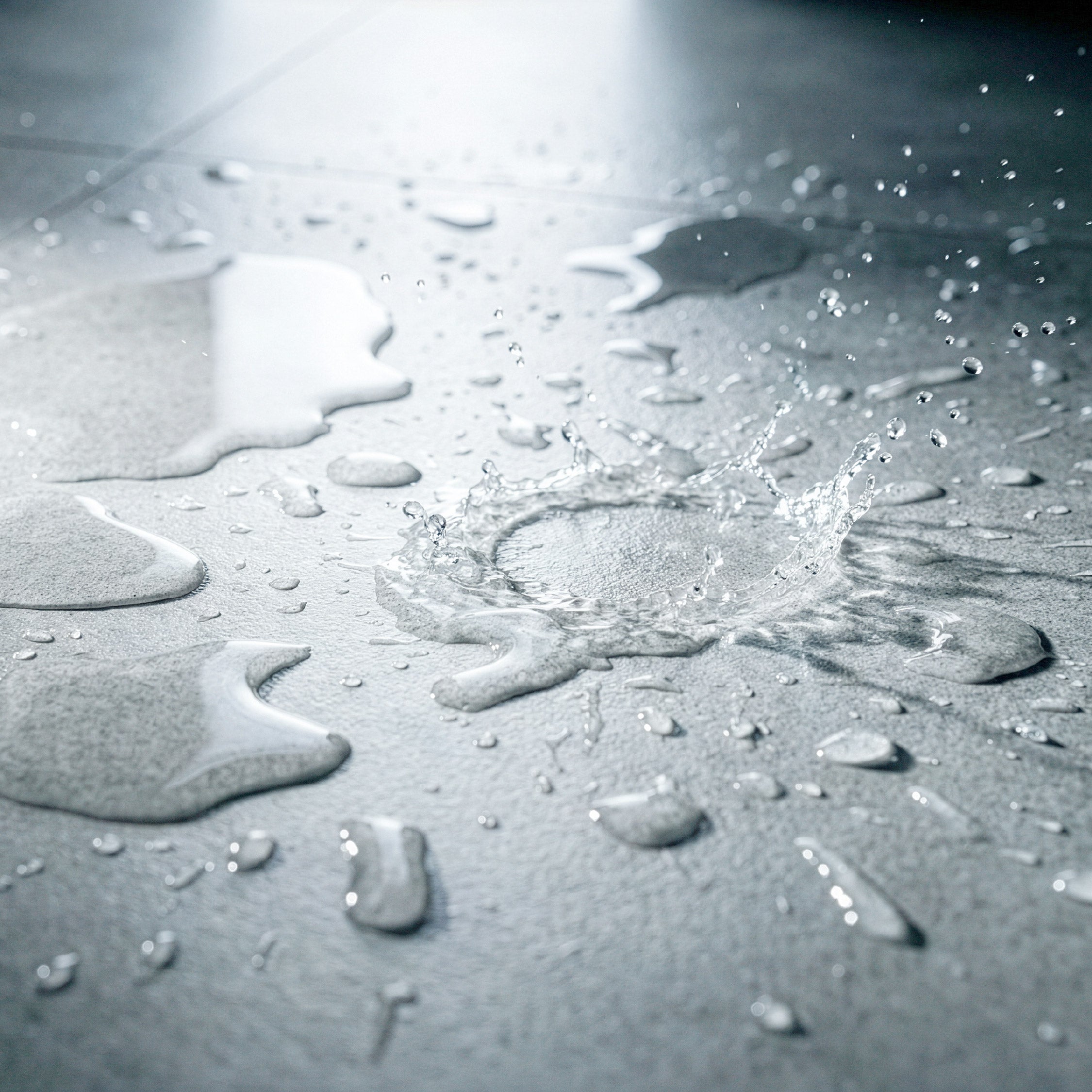 Floor Tile Textured Plain 30.5x30.5cm Grey (10 Tiles Per Pack)