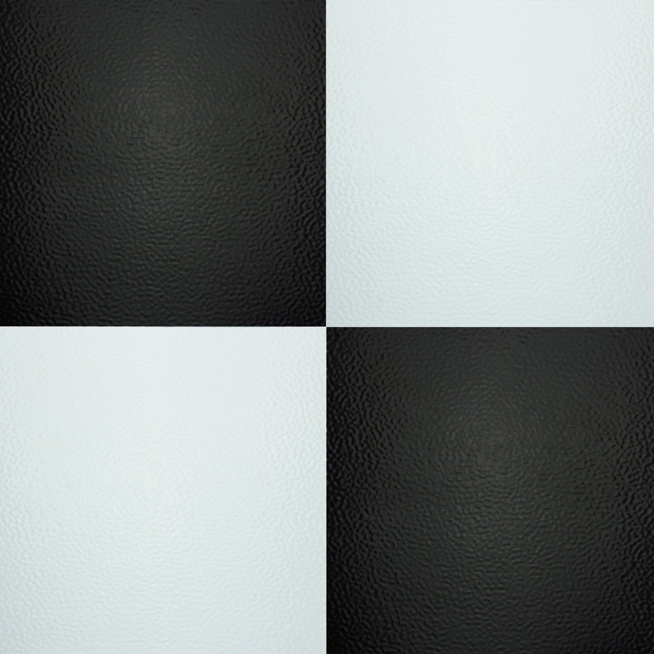 Floor Tile Plain 30.5x30.5cm Black & White (10 Tiles Per Pack)