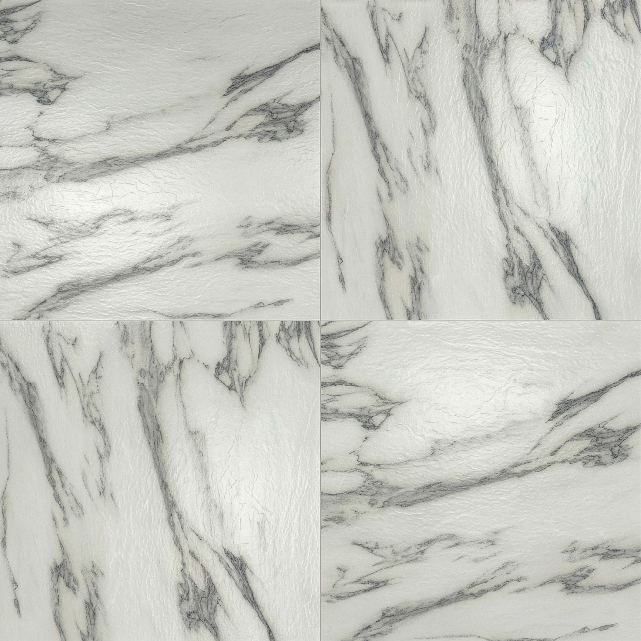 Floor Tile Carrara Marble 30.5x30.5cm Mono (10 Tiles Per Pack)