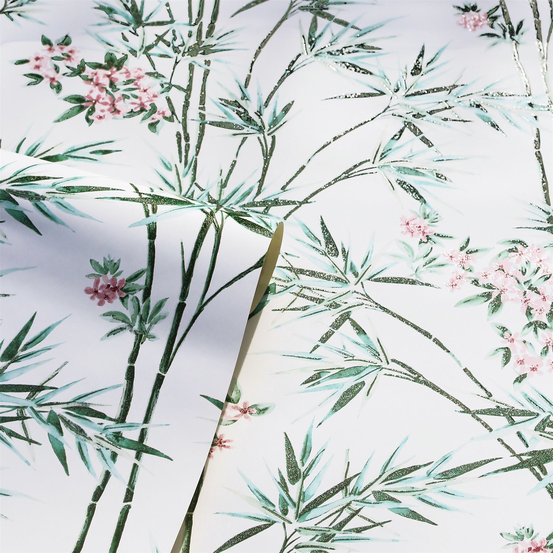 Bamboo & Blossom White sw12