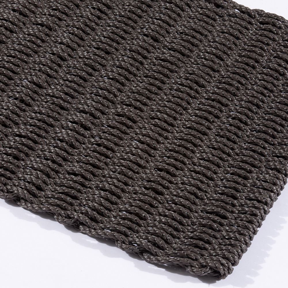 Didsbury Braided Polypropylene 45x75cm Slate Doormat