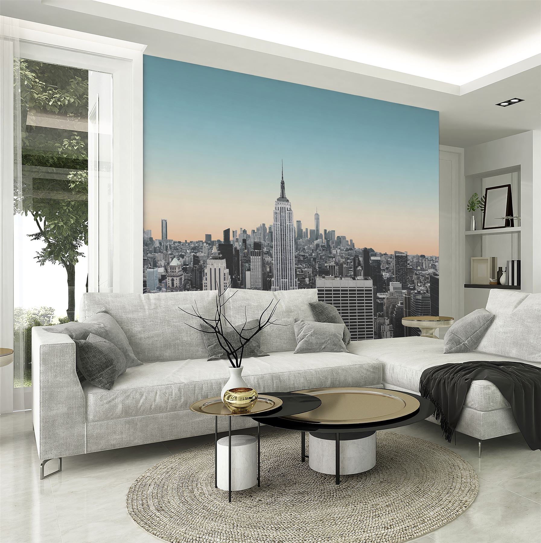 New York Sunset Mural 3 x 2.8m sw12