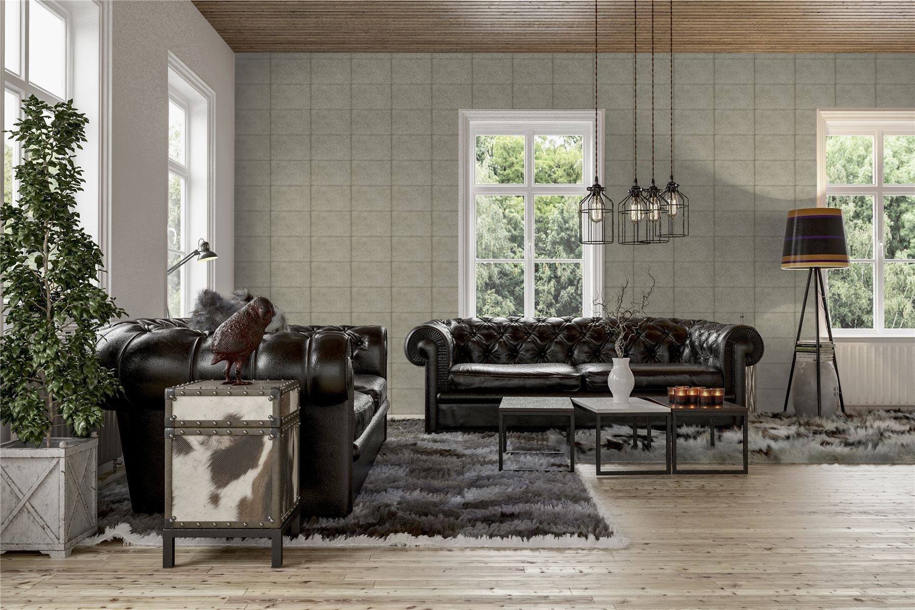 Urban Block Wallpaper