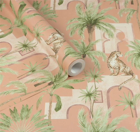 Leopard Arches Wallpaper