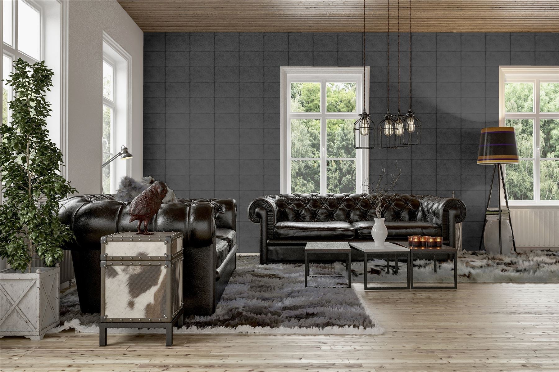 Urban Block Wallpaper