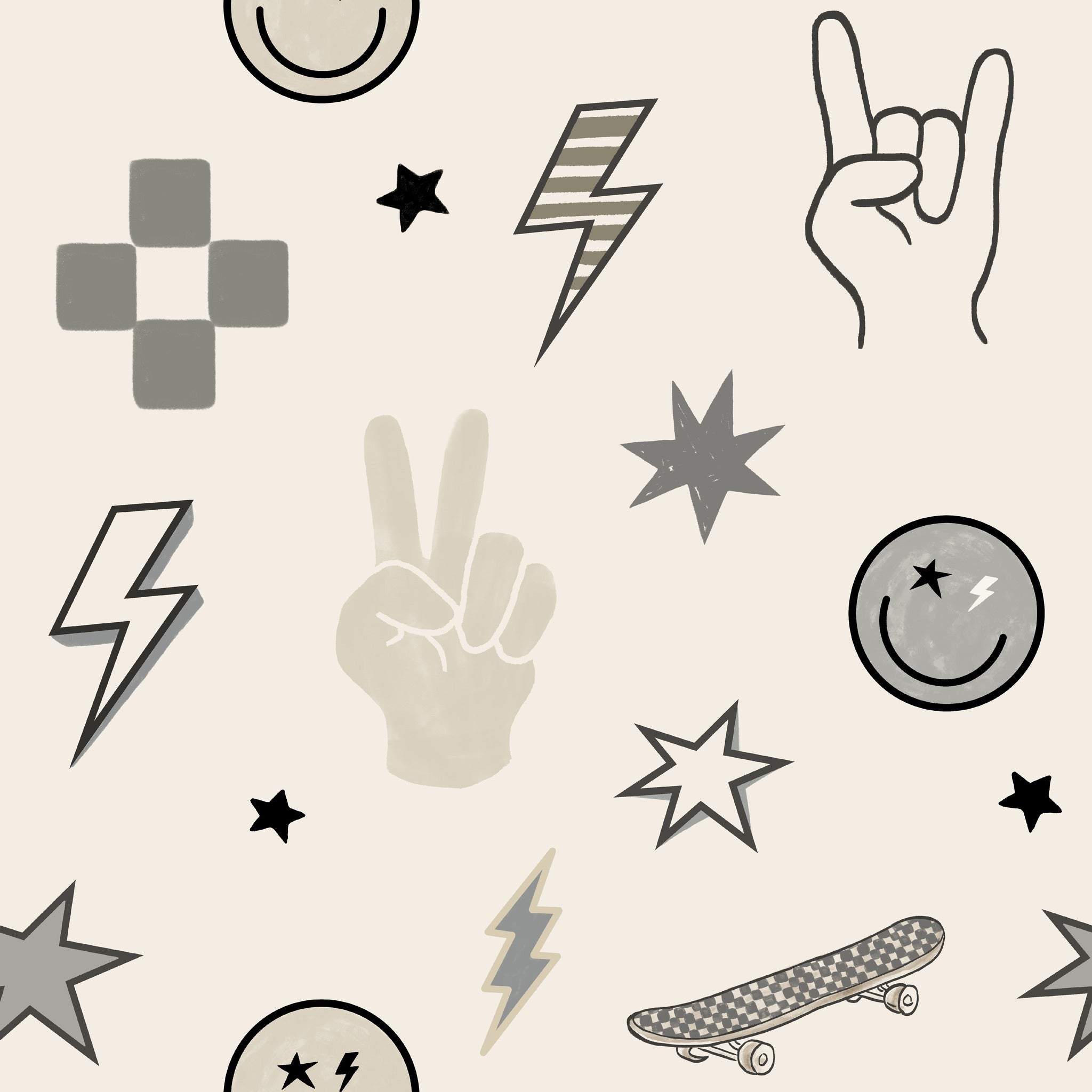 Rockstar Mono Wallpaper