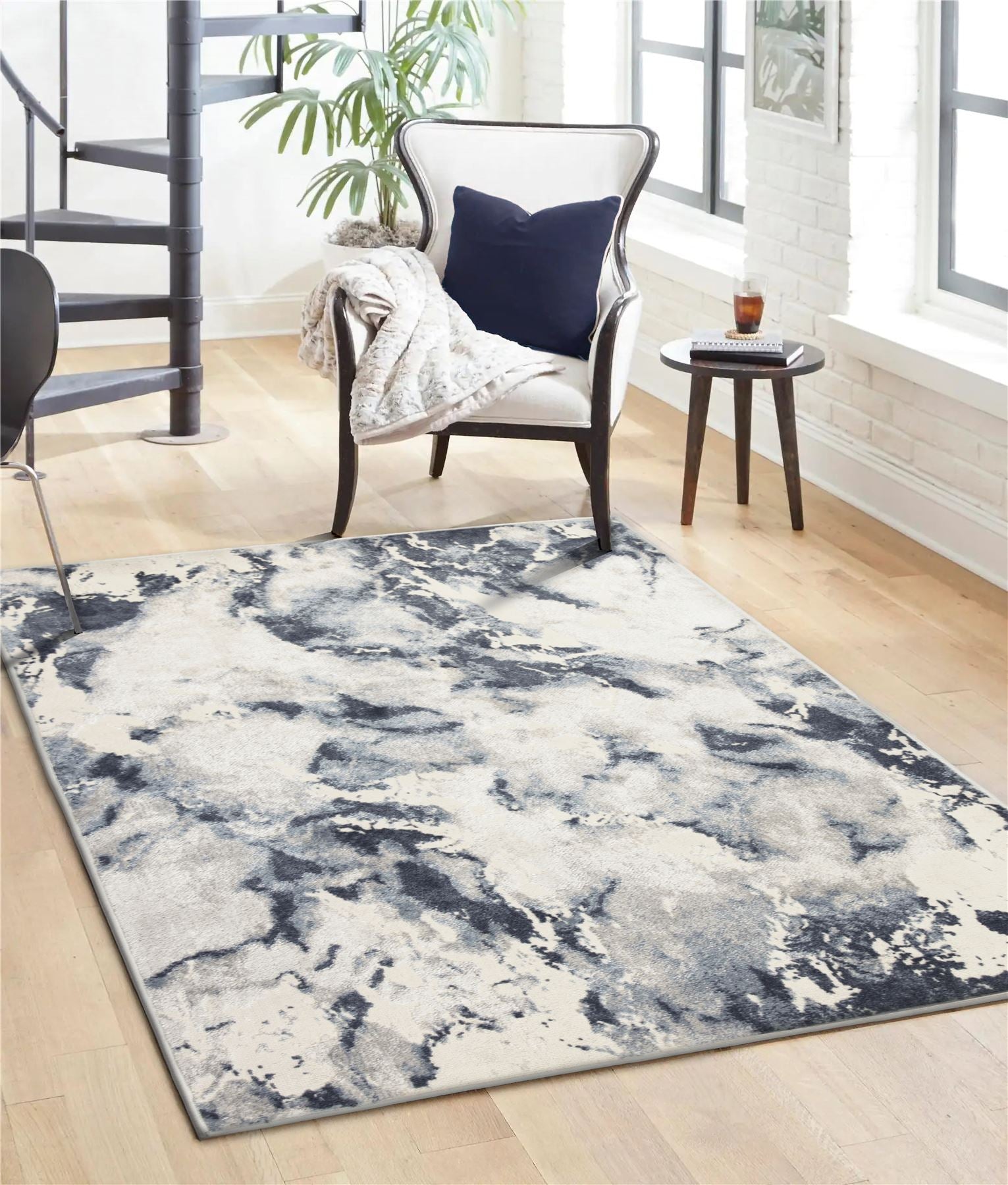 Muse Bahia Marble Navy Rug