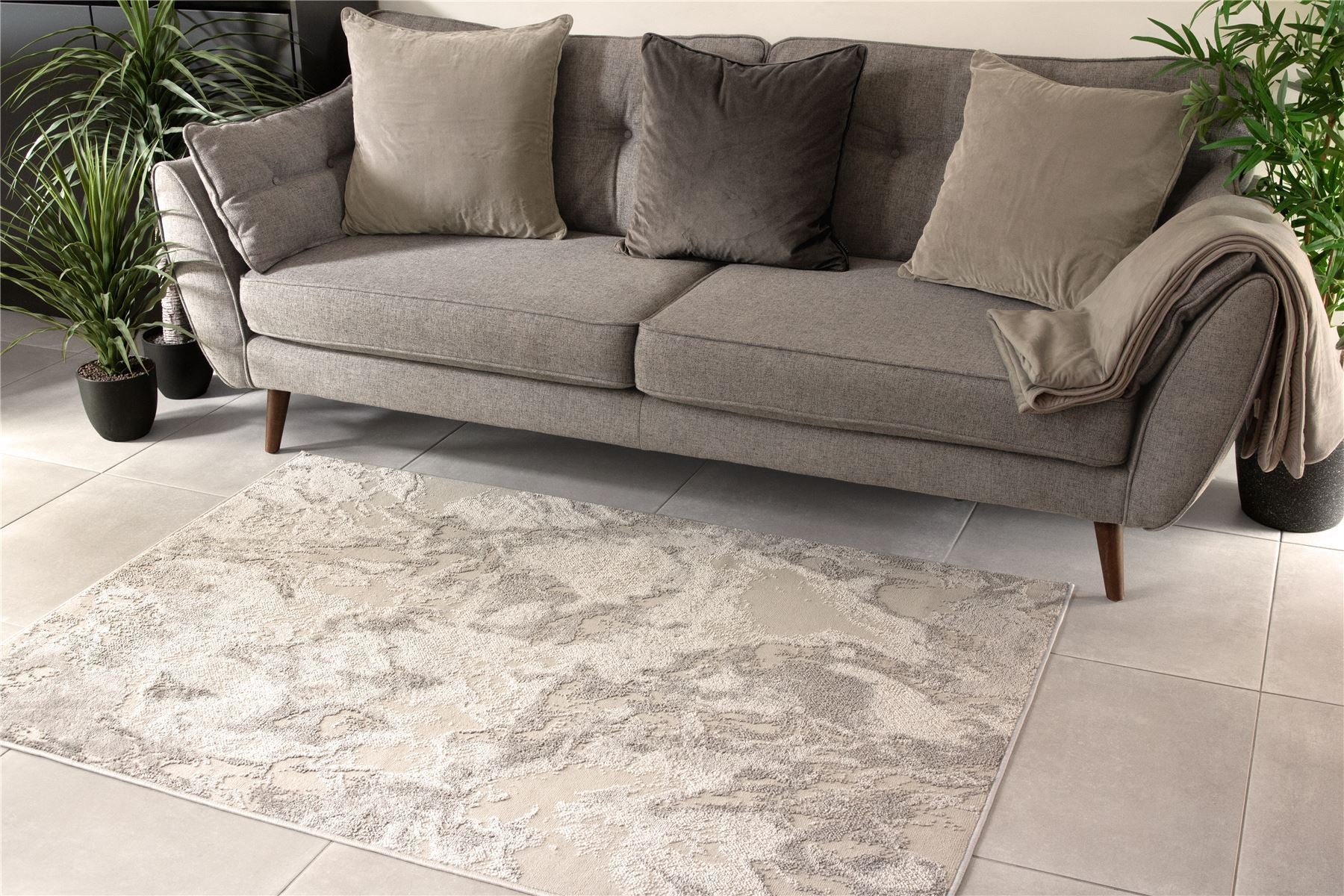 Muse Bahia Marble Grey Rug