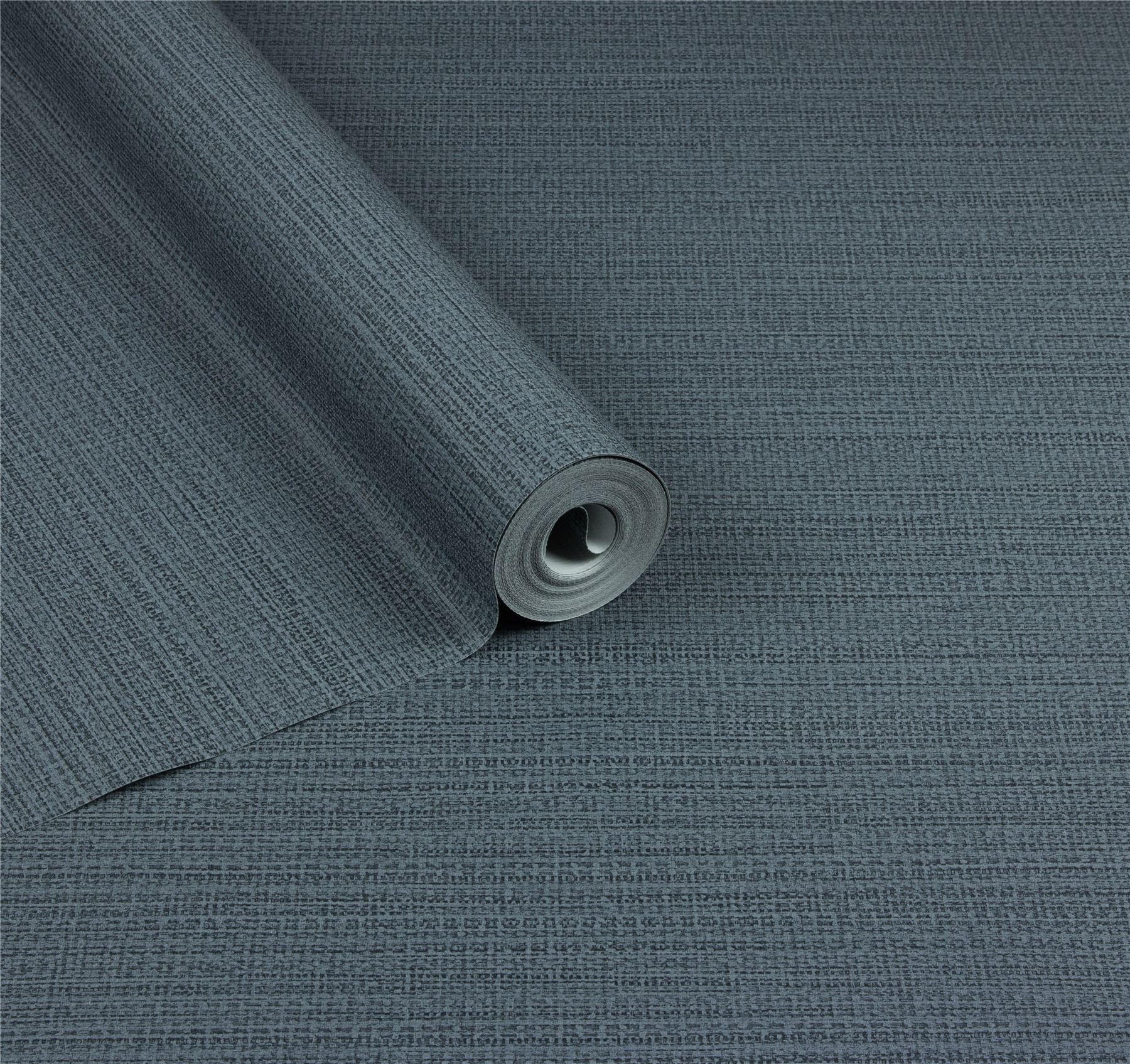 Raffia Texture Blue Wallpaper