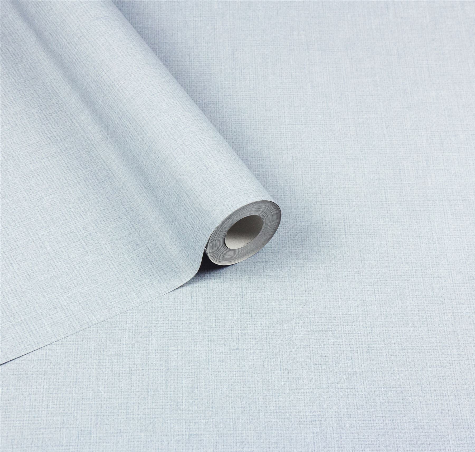 Fabric Texture Mid Grey Wallpaper