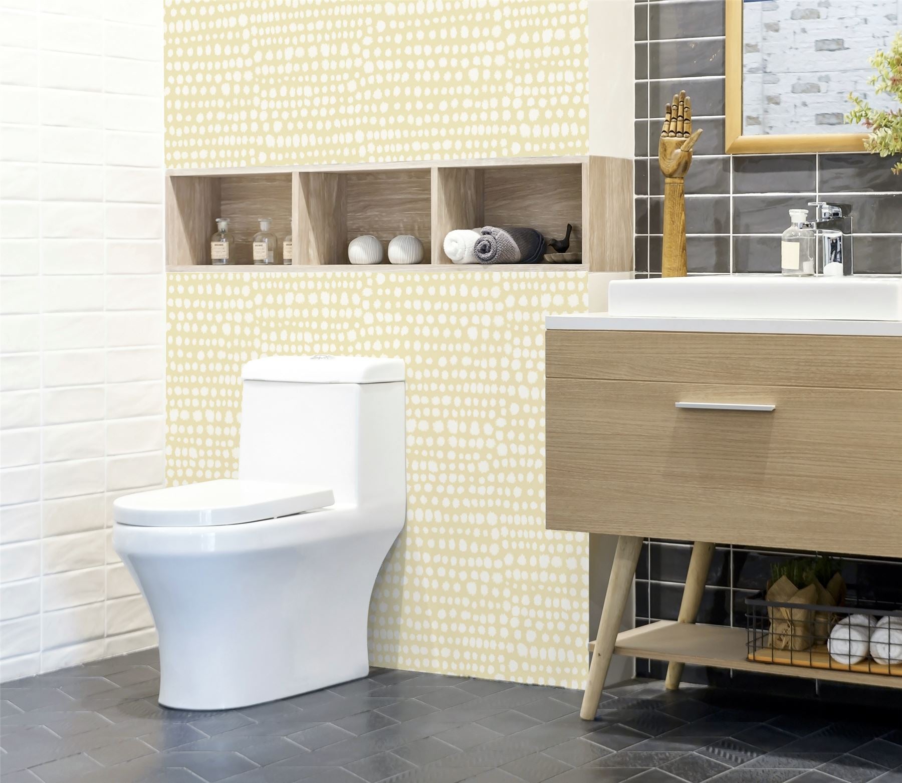 Artistick Tribal Ochre Wallpaper