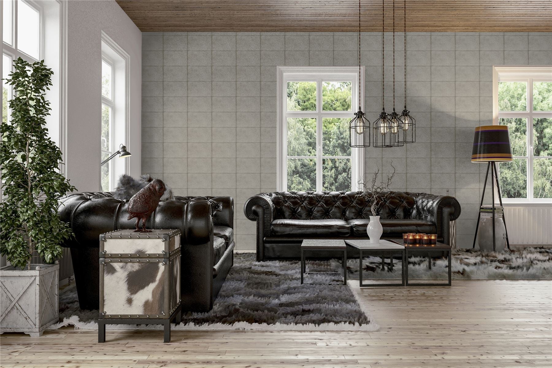 Urban Block Wallpaper