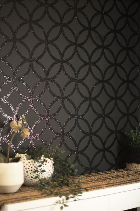 Sequin Geo Wallpaper