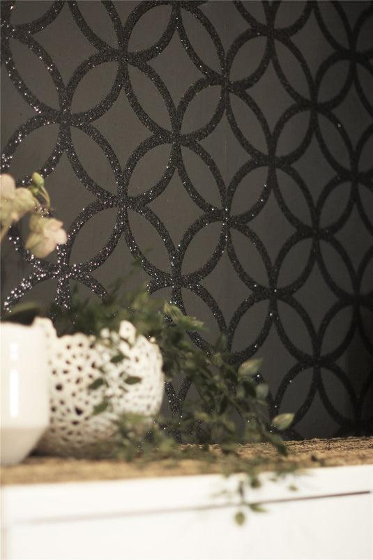 Sequin Geo Wallpaper