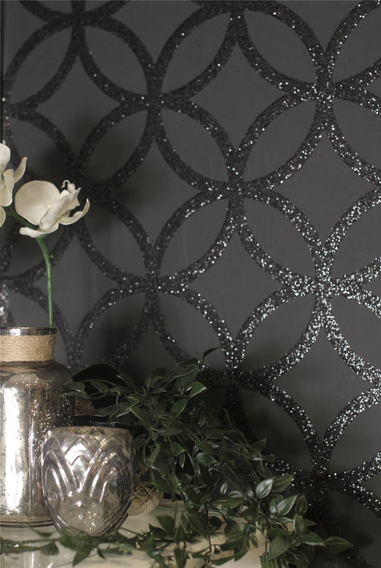 Sequin Geo Wallpaper