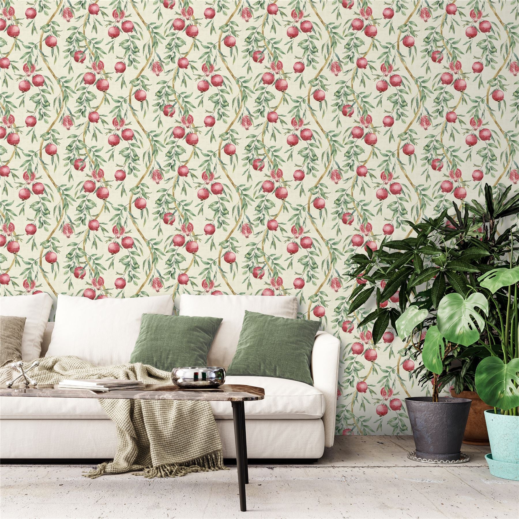 Pomegranate Trail Wallpaper