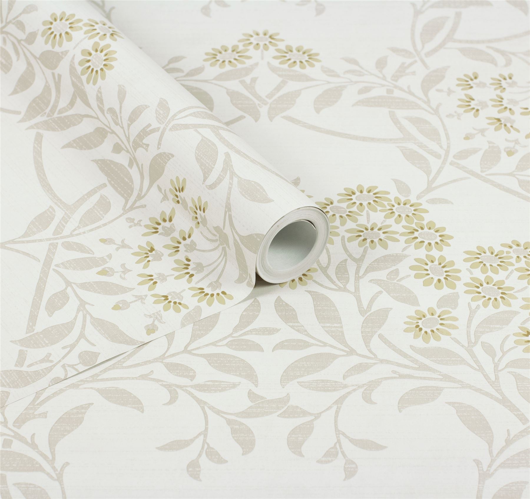 Floral Trail Neutral Wallpaper