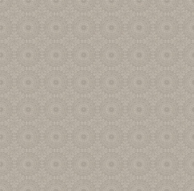 Symmetrical Chic Slate and Silver Wallpaper