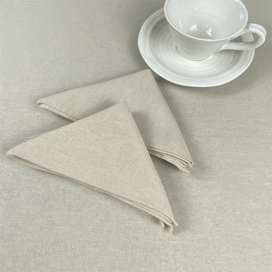 Avon 100% Cotton 45x45cm Beige Set of 2 Napkins