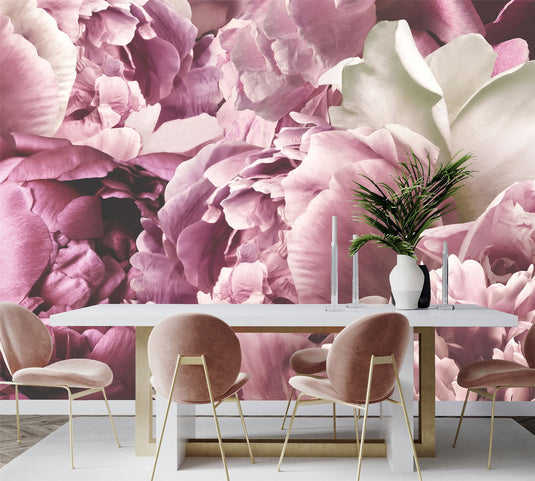 Peonies Mural 3 x 2.8m sw12