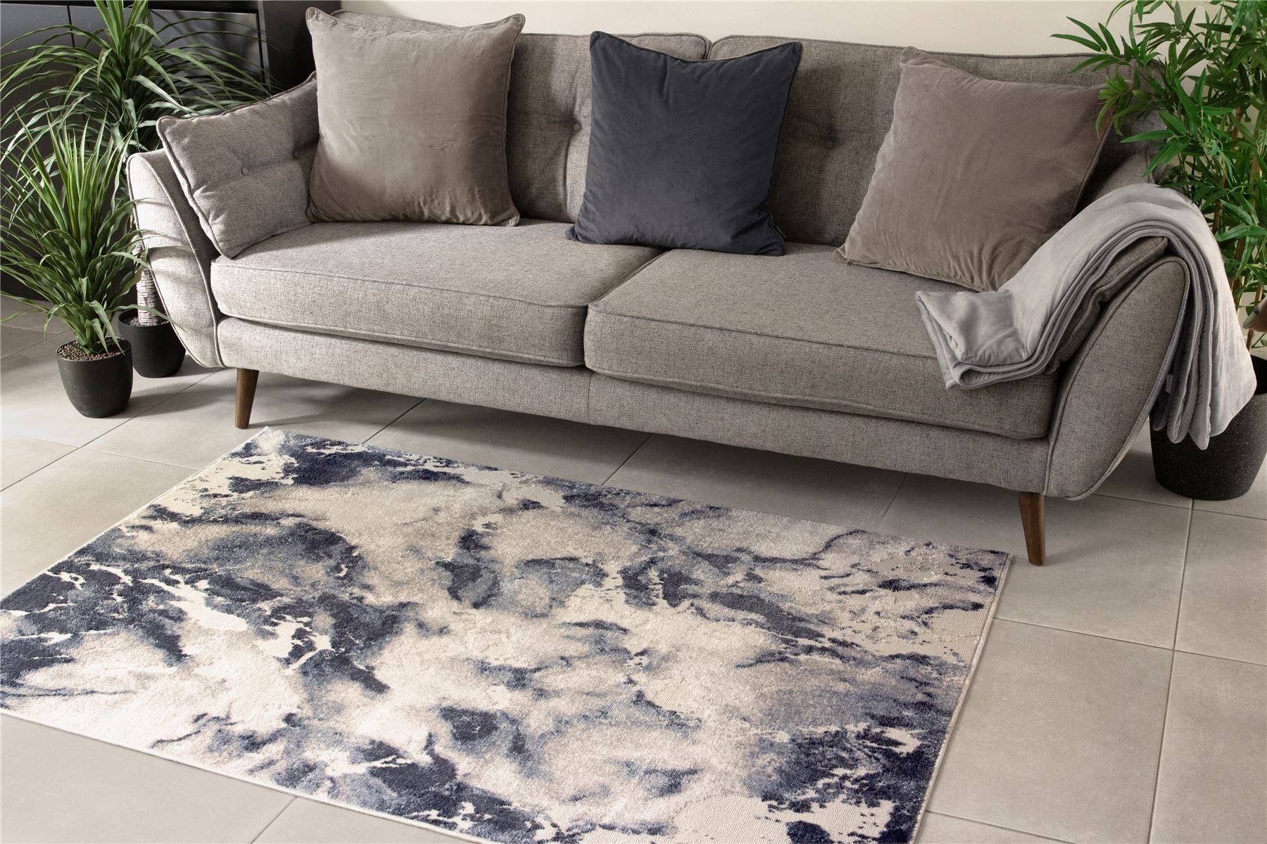 Muse Bahia Marble Navy Rug