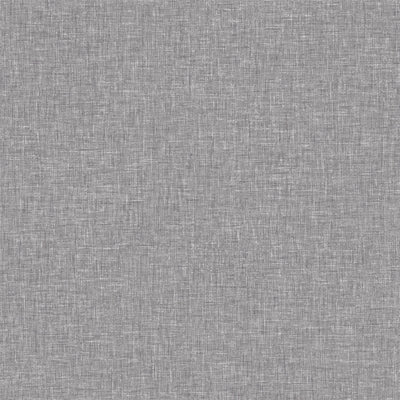 Linen Texture Mid Grey Wallpaper