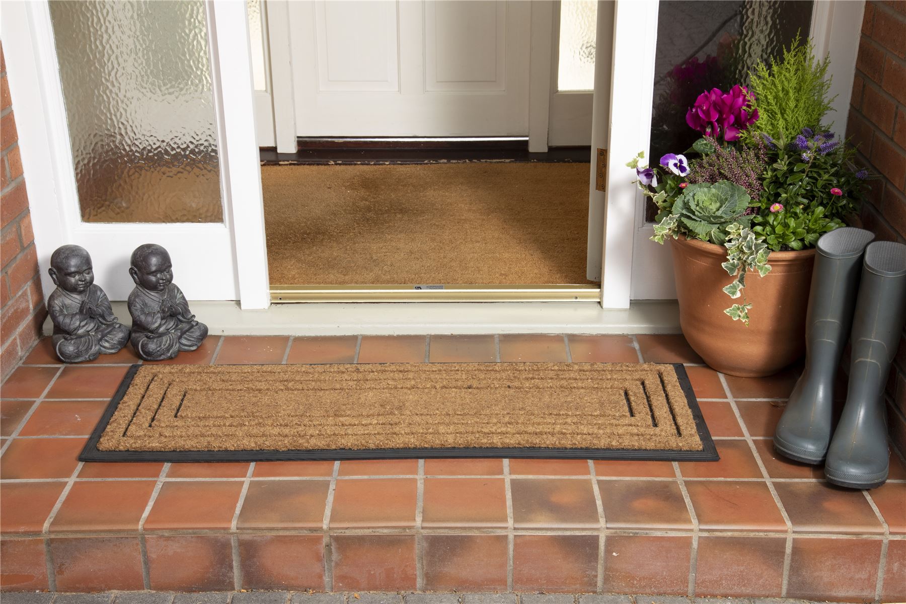Chadderton Border Natural Doormat  40x120cm
