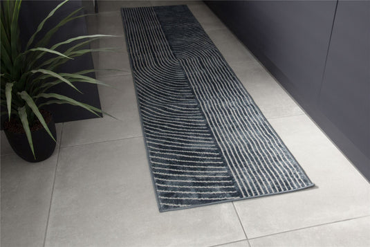 Muse Zen Navy 60 x 230cm Runner