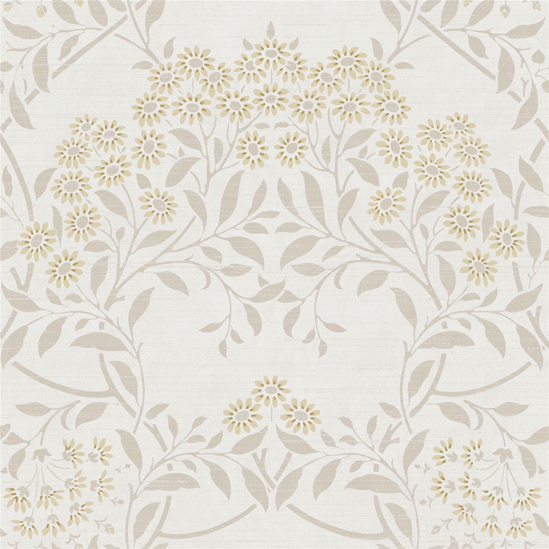 Floral Trail Neutral Wallpaper