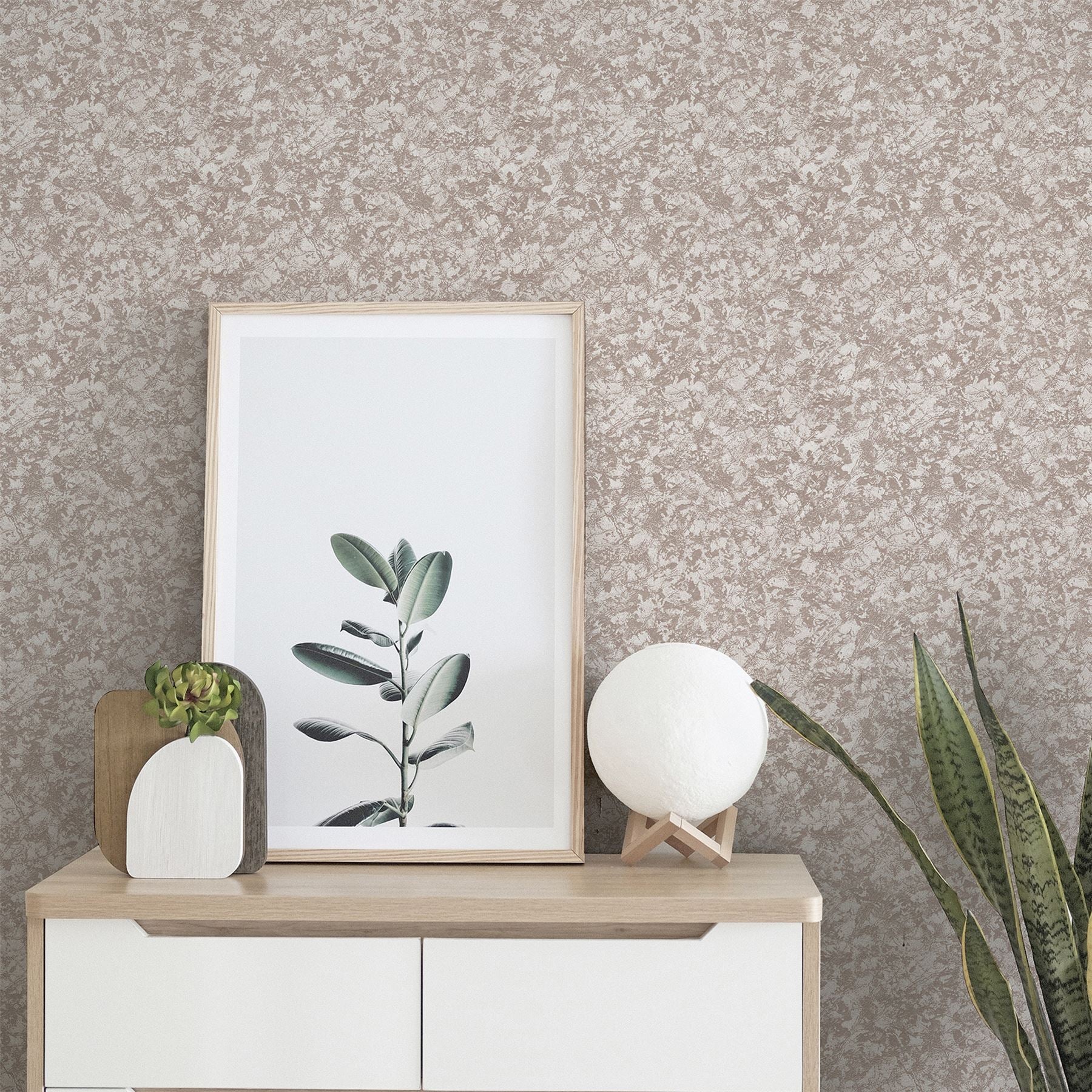 Velvet Crush Foil Rose Gold Wallpaper sw9