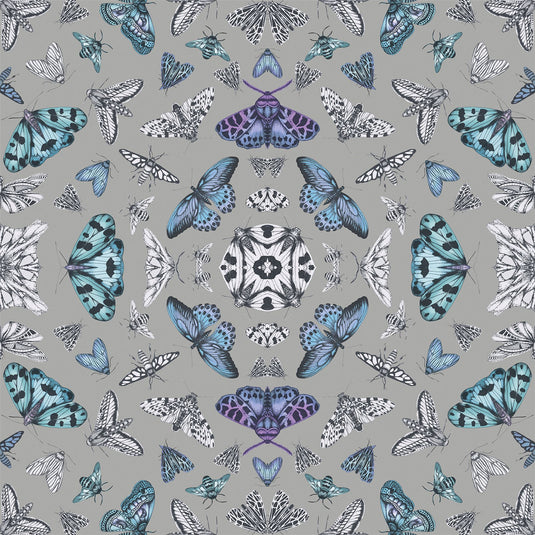 Glitter Bug Silver Wallpaper sw12
