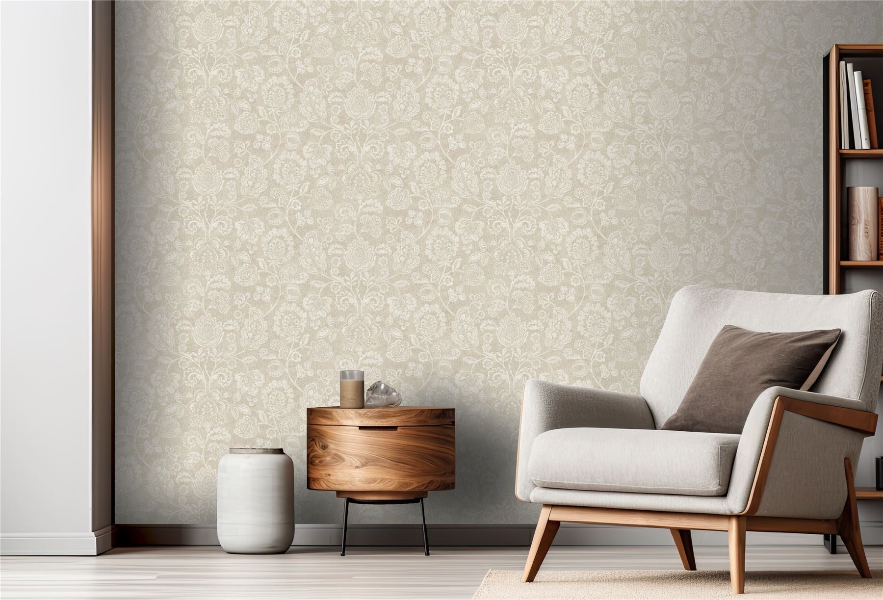 Heritage Trail Neutral Wallpaper