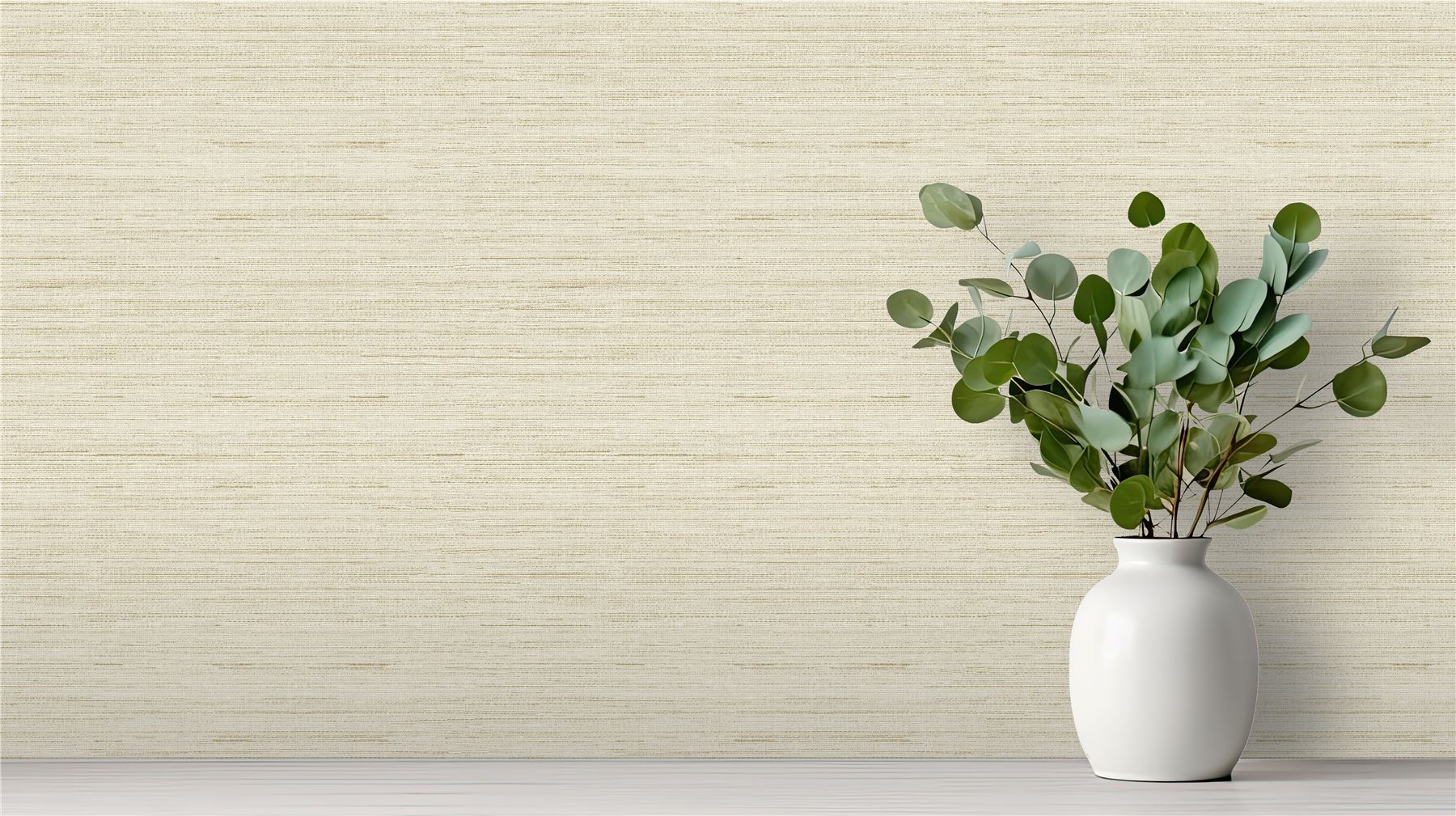 Ginkgo Plain Neutral Wallpaper
