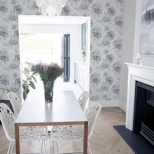 Flower Garden Mono Wallpaper sw12