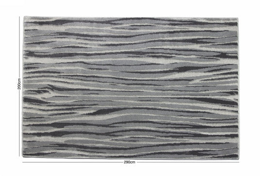 Rhythm Willow Grey 200 x 290cm Rug