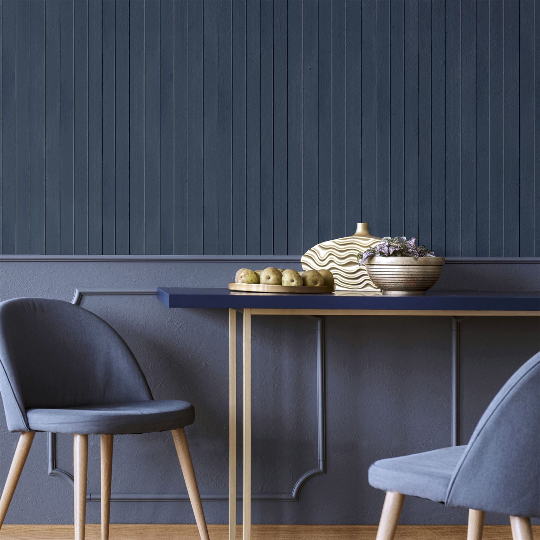 Flat Wooden Plank Blue sw12