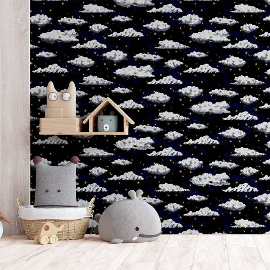 Stars And Clouds Navy sw12