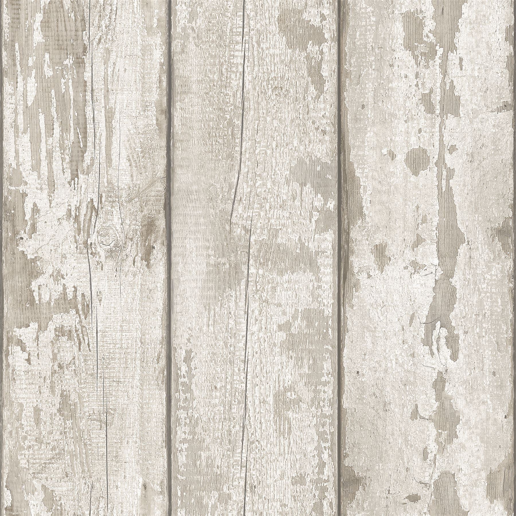 White Washed Wood Wallpaper