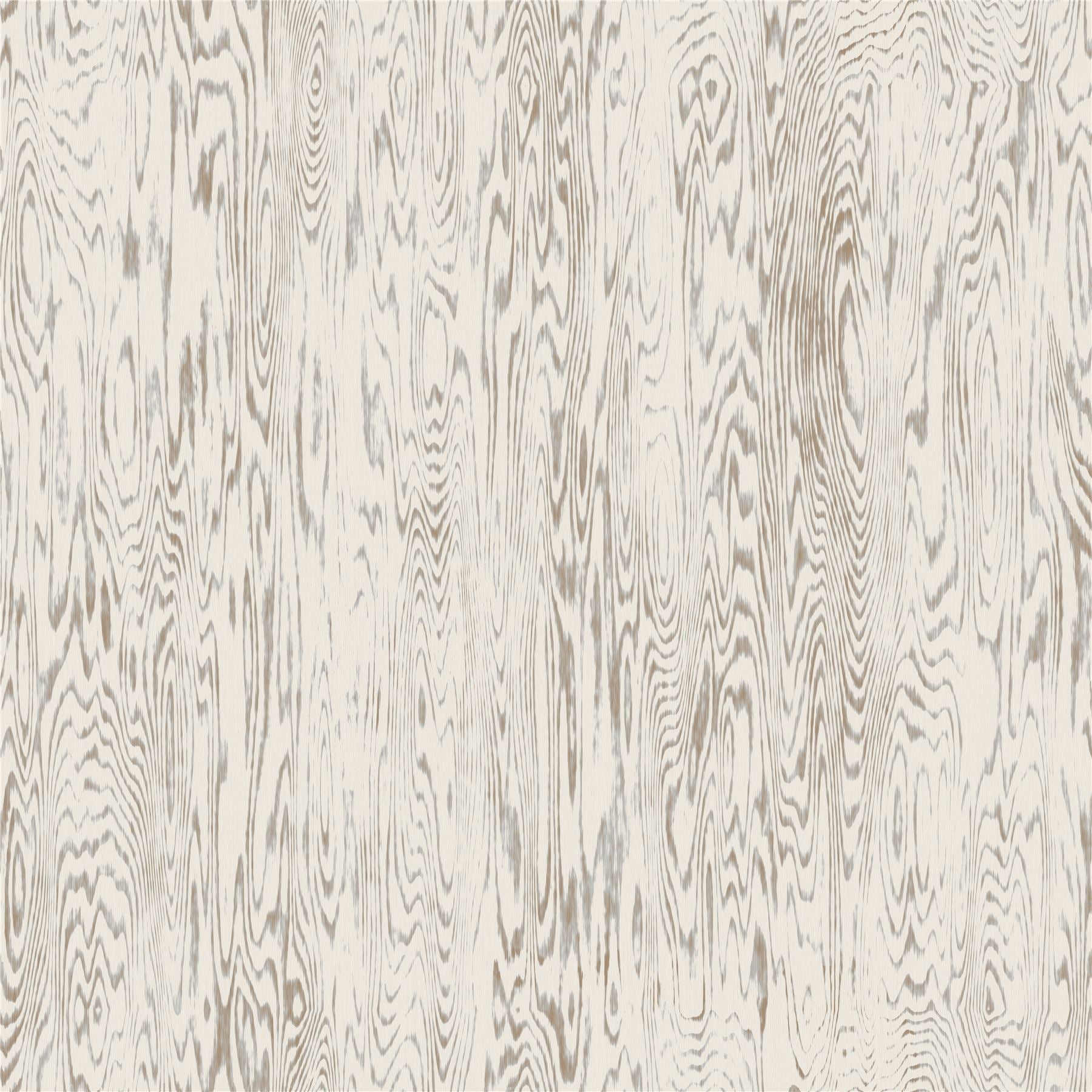 Wood Grain White Wallpaper