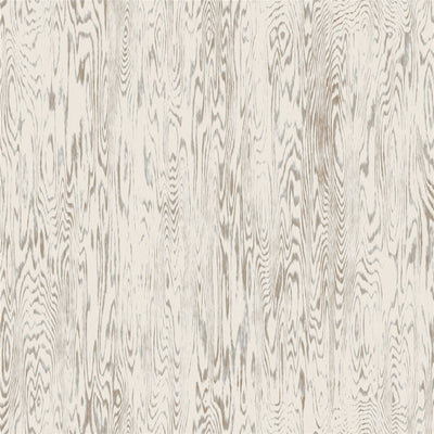 Wood Grain White Wallpaper