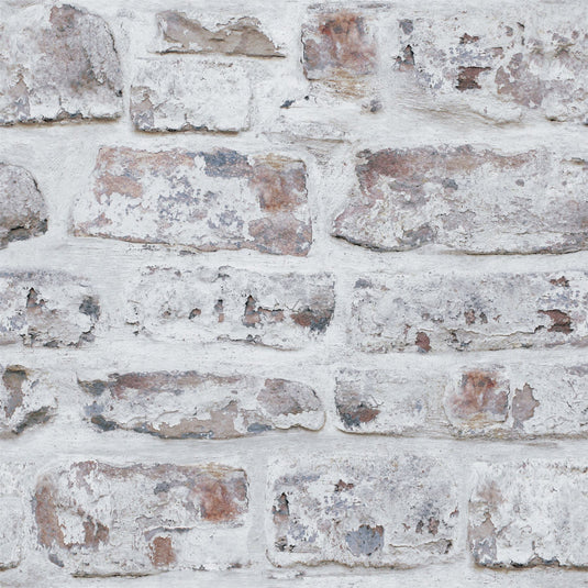 Whitewashed Wall White Wallpaper sw12