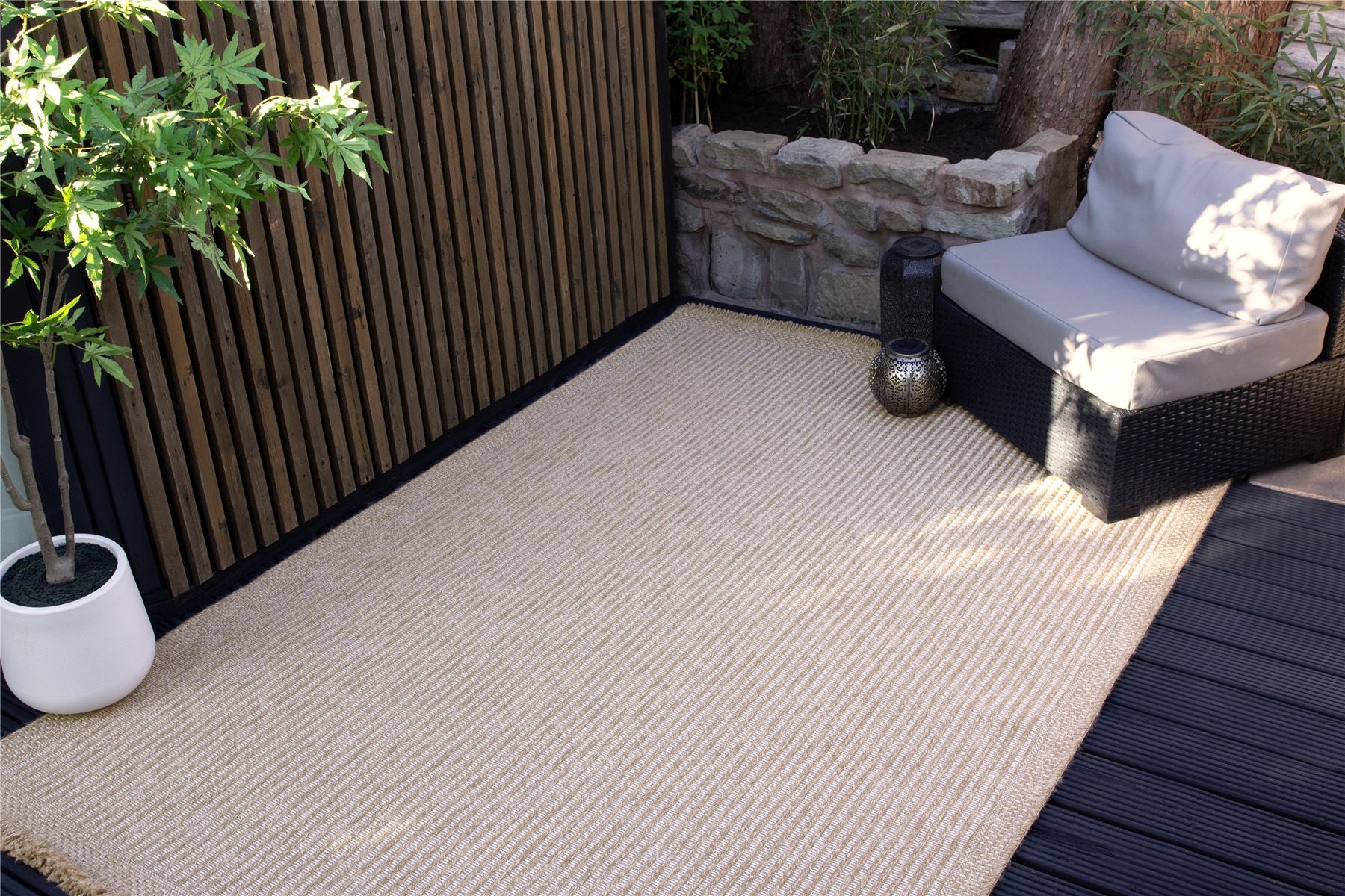 Jute Effect Weave Rug